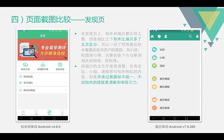 竞品分析和改版-扇贝单词vs知米背单词|流程\/U