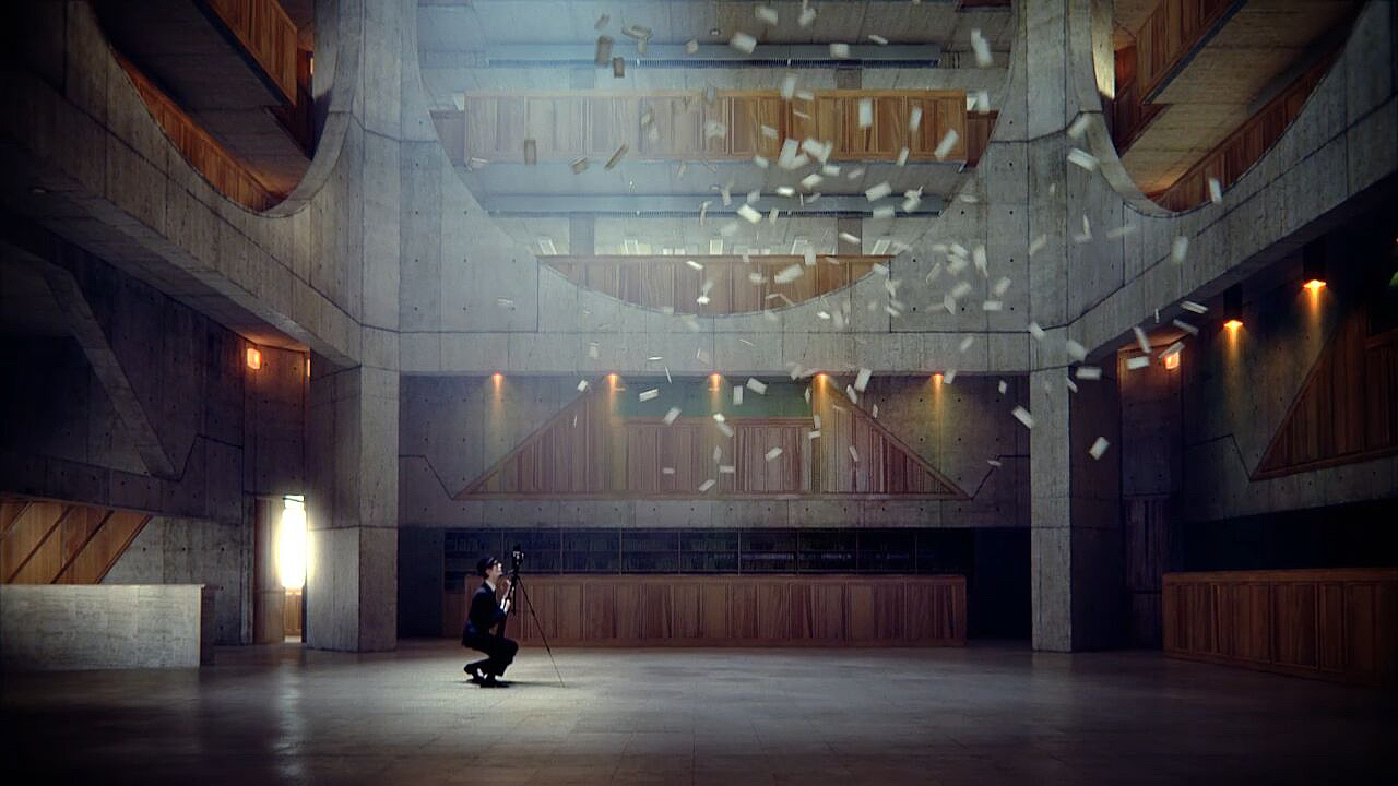 路易斯·康的作品埃克塞特图书馆临摹渲染|三维|建筑\/空间|W_sqolo - 原创作品 - 站酷 (ZCOOL)