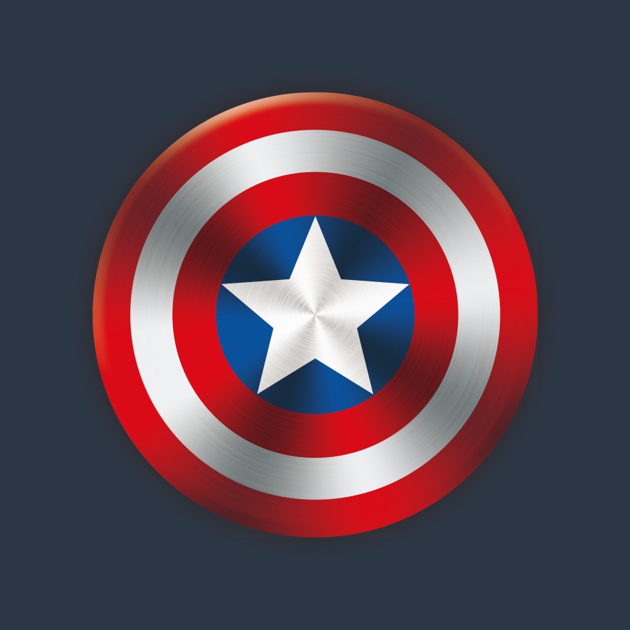 美国队长盾牌 icon 附psd文件|图标|UI|兰亭无双