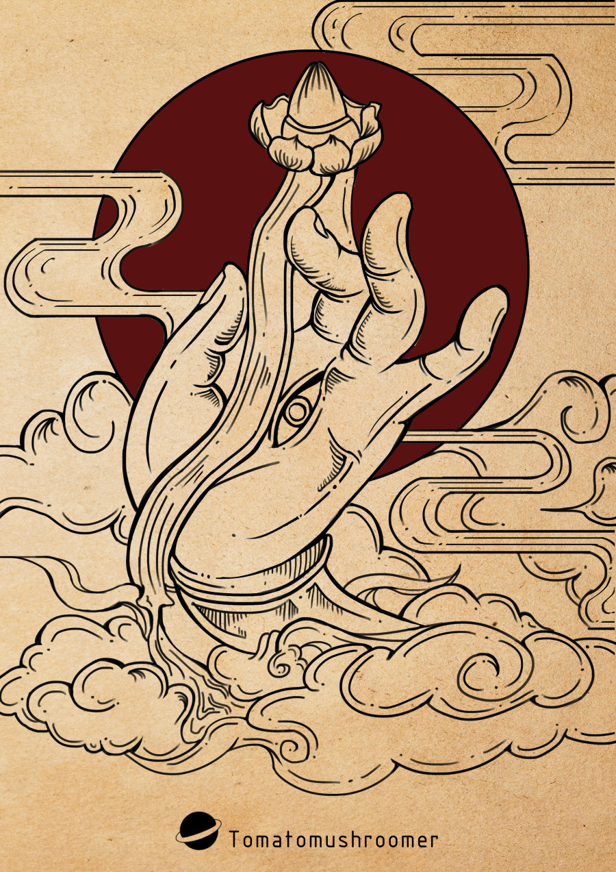 佛手|商业插画|插画|番茄蘑菇人 - 原创设计作品 - 站酷 (ZCOOL)