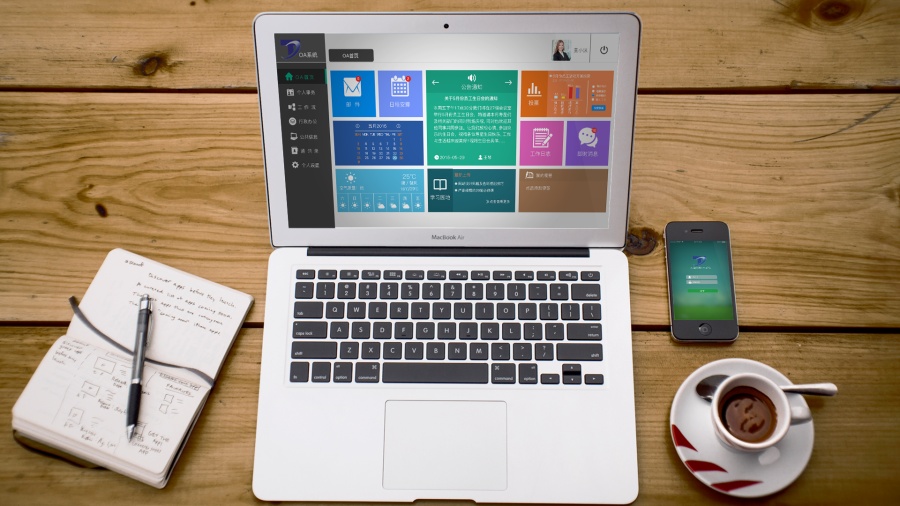 天地科技OA办公系统|移动设备\/APP界面|UI|Qb