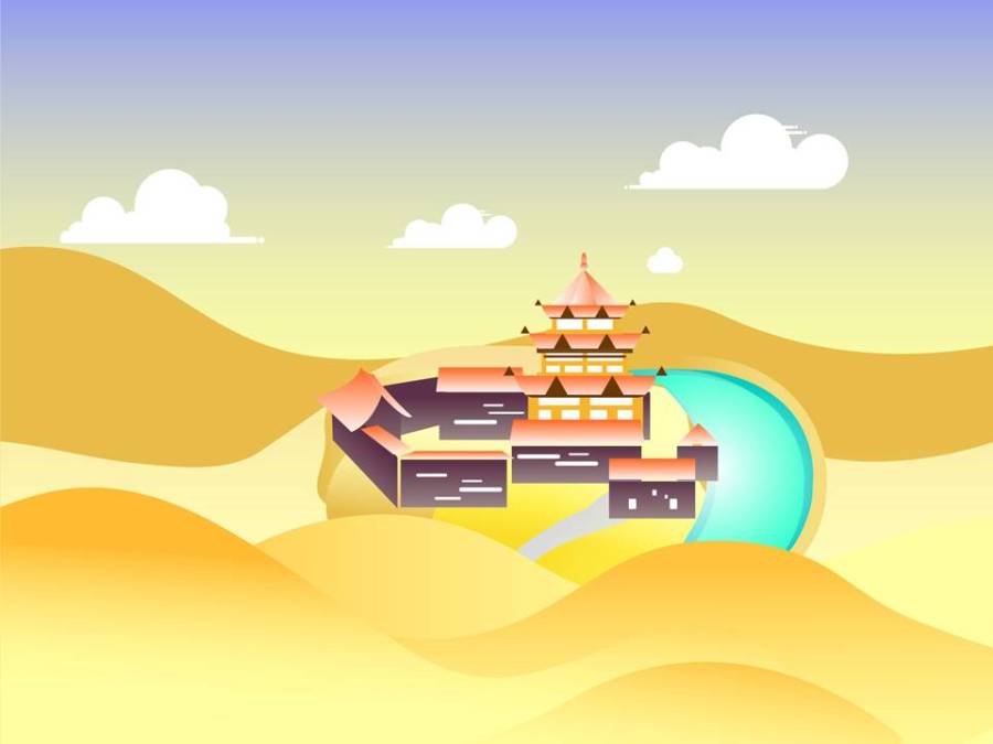 旅游界面设计-甘肃15日游|移动设备\/APP界面|