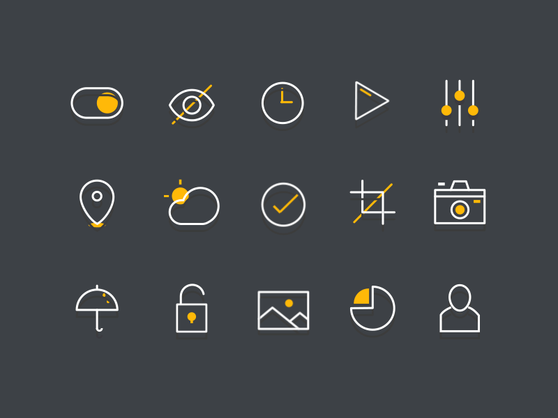 线性icon|ui|图标|jmm113 - 临摹作品 - 站酷 (zcool)