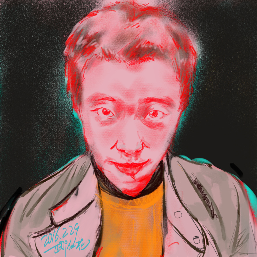 近期板绘|像素画|插画|西装女孩儿 - 原创设计作