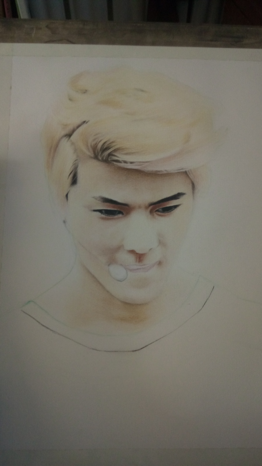 送妹妹的生日礼物。|彩铅|纯艺术|纸O墨o - 原创