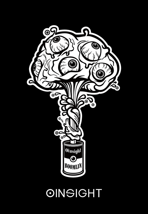 OINSIGHT原创 商业插画 暗黑幽默系列-蘑菇云