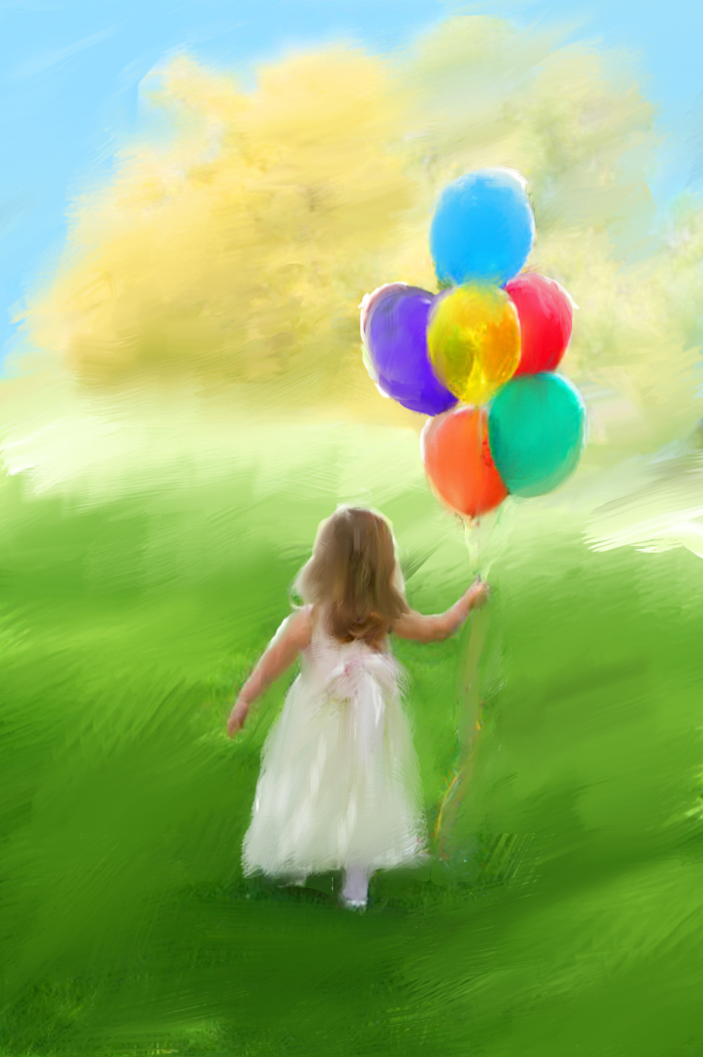 卡通水粉画图片大全