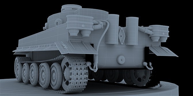 虎式坦克|三维|场景|冰镇墨水 - 原创作品 - 站酷 (ZCOOL)