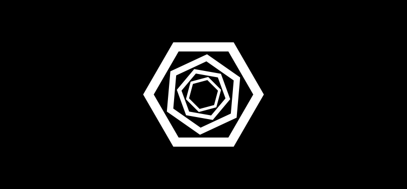 步骤:新建合成,绘制一个六边形,为旋转属性添加关键帧,并为其添加