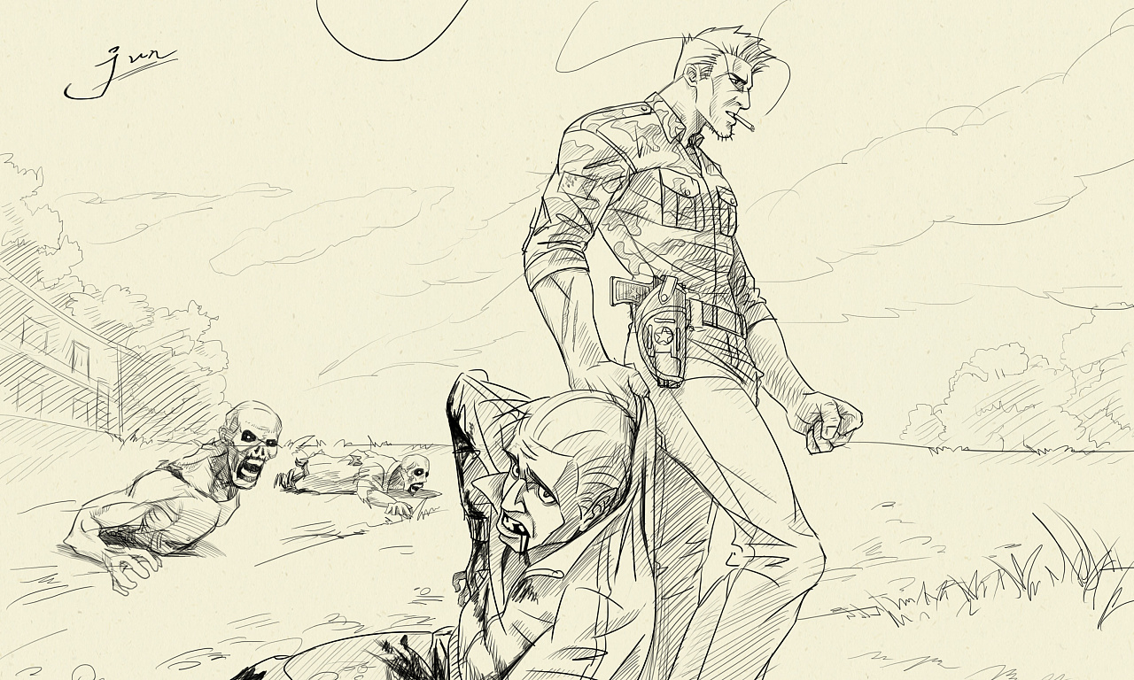 末日蟑螂 小说插画习作40-59章|动漫|中\/长篇漫