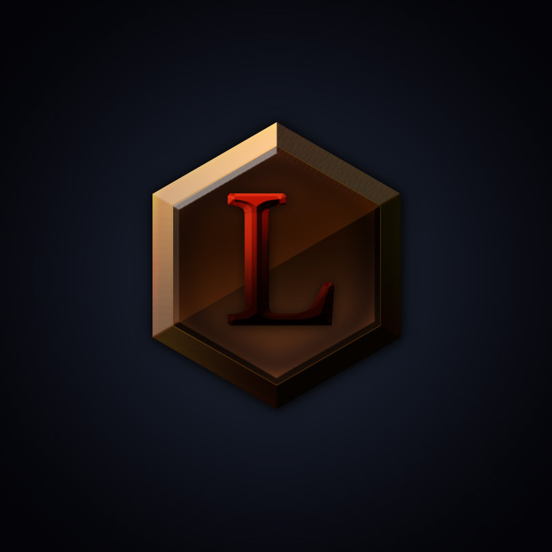 英雄联盟logo练习|游戏UI|GUI|cindy姣姣 - 原创设