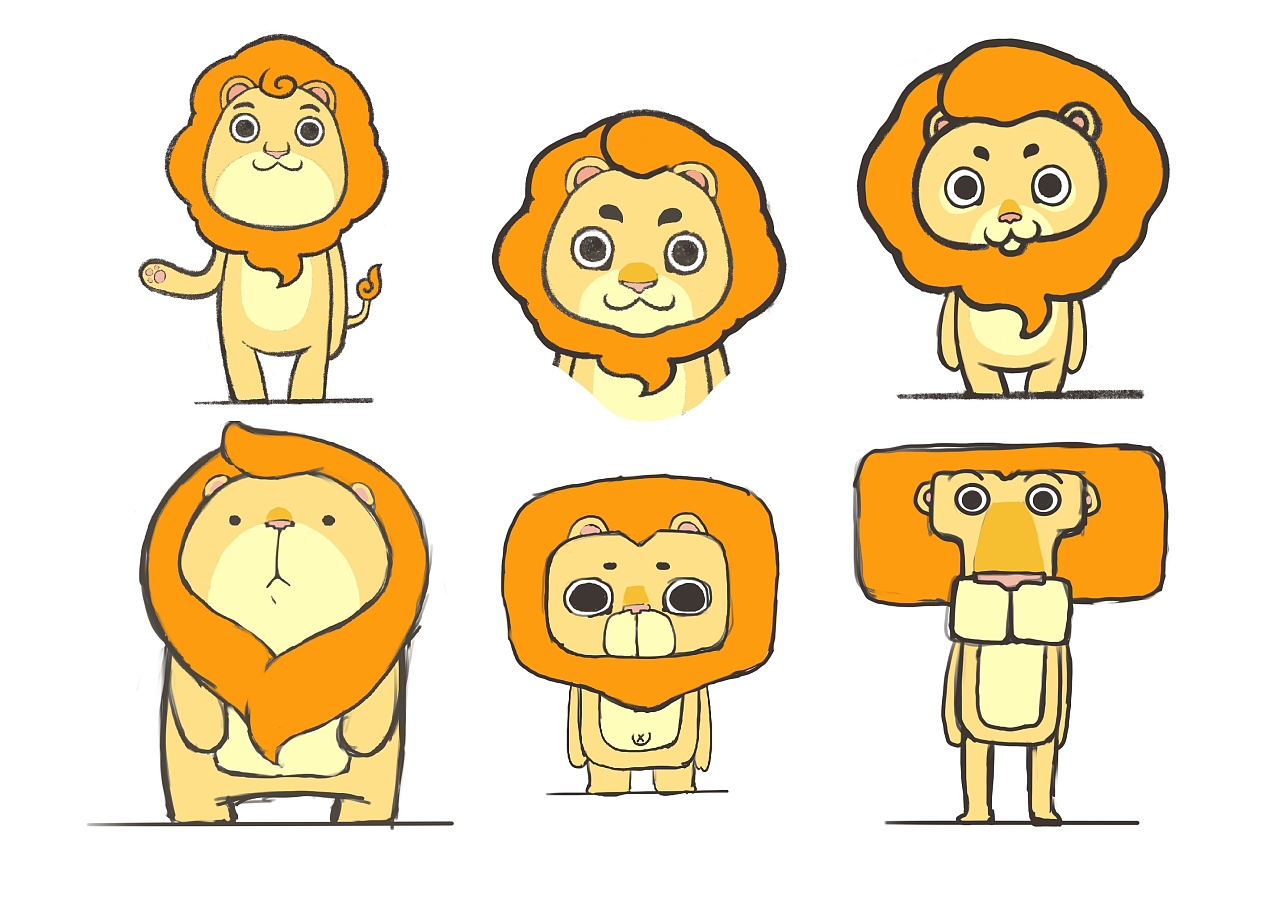 【ip形象设计】小狮子