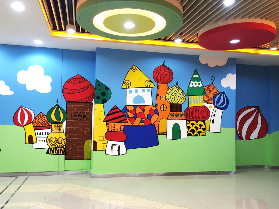 [豹小玉手绘]青岛-即墨-宝龙广场儿童游乐区手