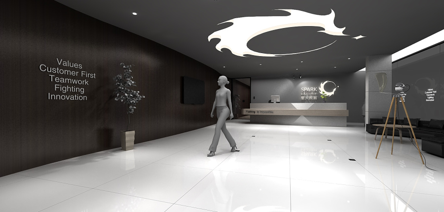 星火教育-室内设计|室内设计|空间\/建筑|视觉传