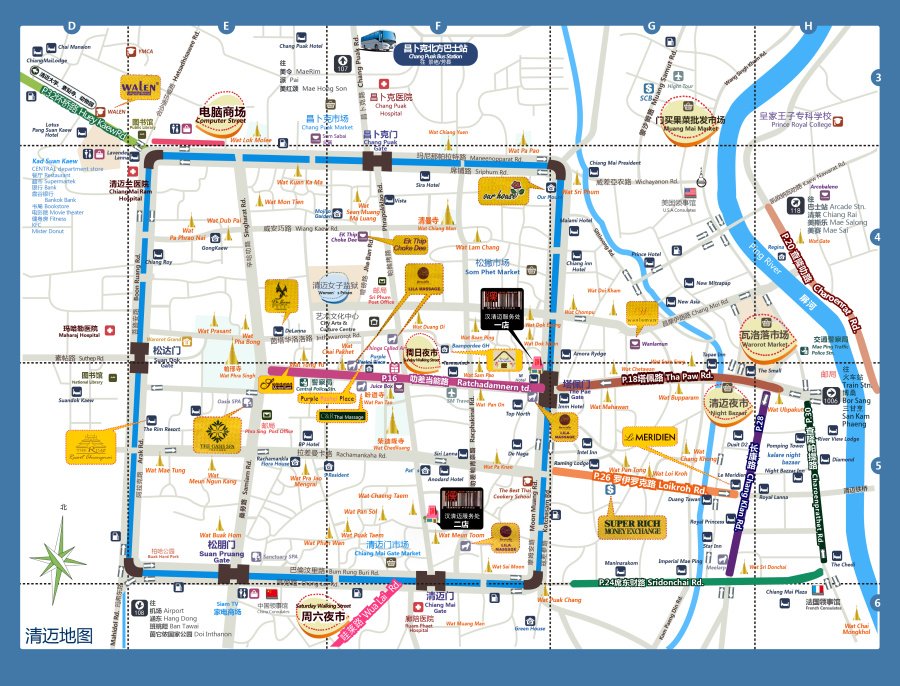 旅游--清迈旅游地图折页|DM\/宣传单\/平面广告|平面|碌小鹿 - 原创设计作品 - 站酷 (ZCOOL)