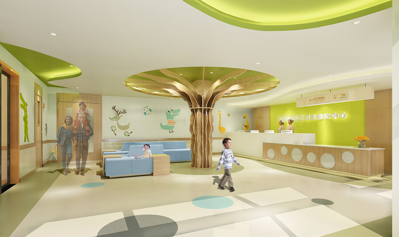 儿童医院|空间|家装设计|ljc1113 - 原创作品 - 站酷