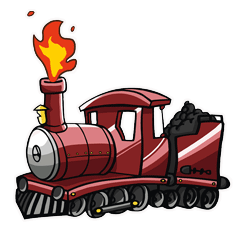 hello 火车君|动漫|网络表情|samile - 原创作品