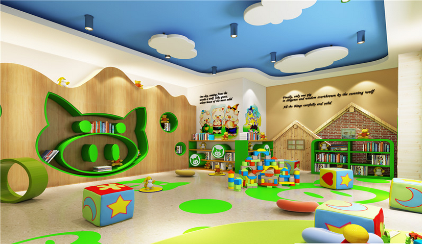 幼儿园装修设计图-乐山专业幼儿园设计公司|室