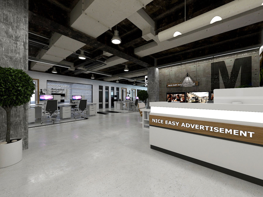 成都办公司设计-工业风格办公室设计|室内设计