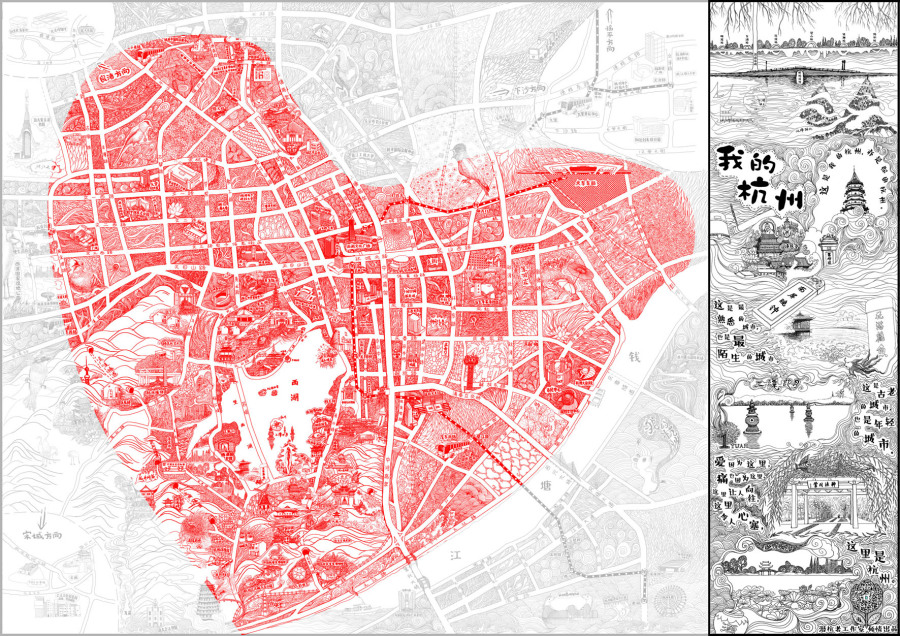 如何画手绘地图?(附教程)|其他平面|平面|潜杭者