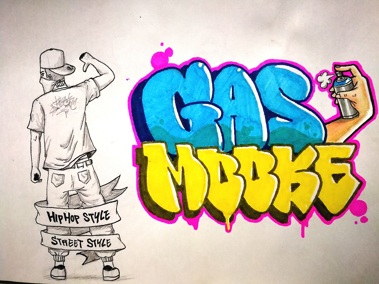 my graffiti bomb|插画|新锐潮流插画|mrmooke - 原创作品 - 站酷