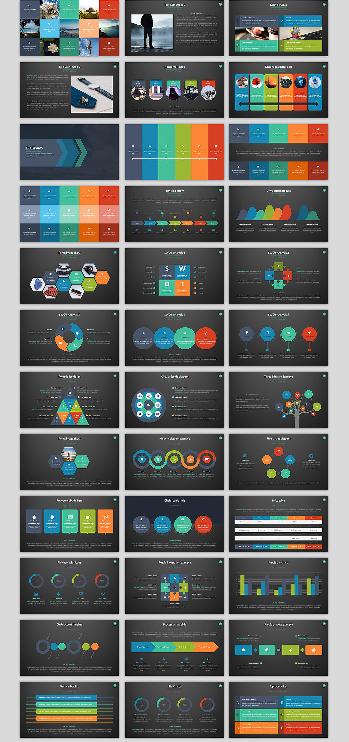 多种色彩搭配图形图表PPT模板|平面|PPT\/演示|顶尖PPT - 原创作品 - 站酷 (ZCOOL)