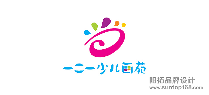 少儿艺术培训_美术教育培训中心logo设计_标志