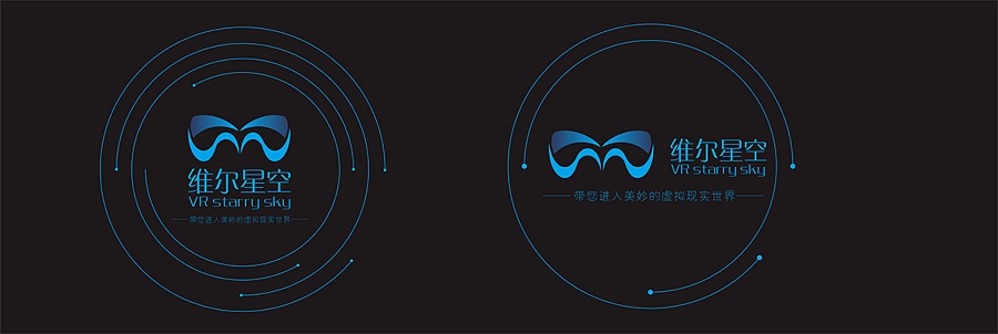 VR logo制作练习|标志|平面|奏想 - 原创设计作品