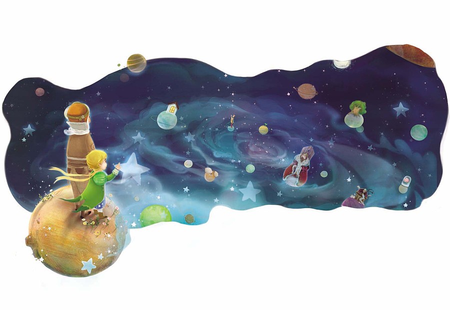 小王子|商业插画|插画|苏颜韶 - 原创设计作品 - 站酷 (ZCOOL)