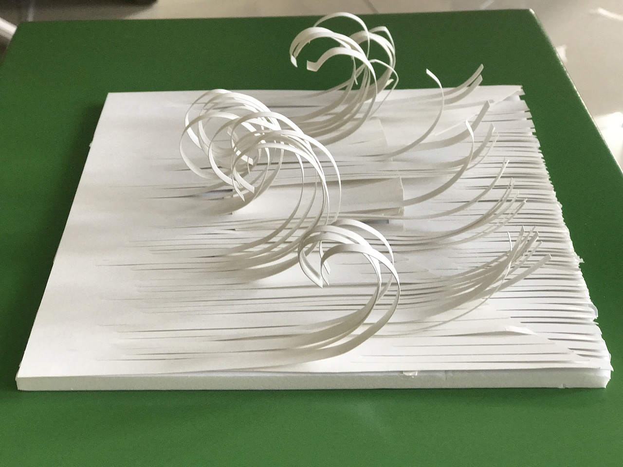 纸材立体构成:纤纤流苏|手工艺|其他手工|hellokiki