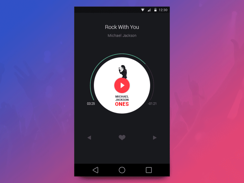 音乐界面动效设计