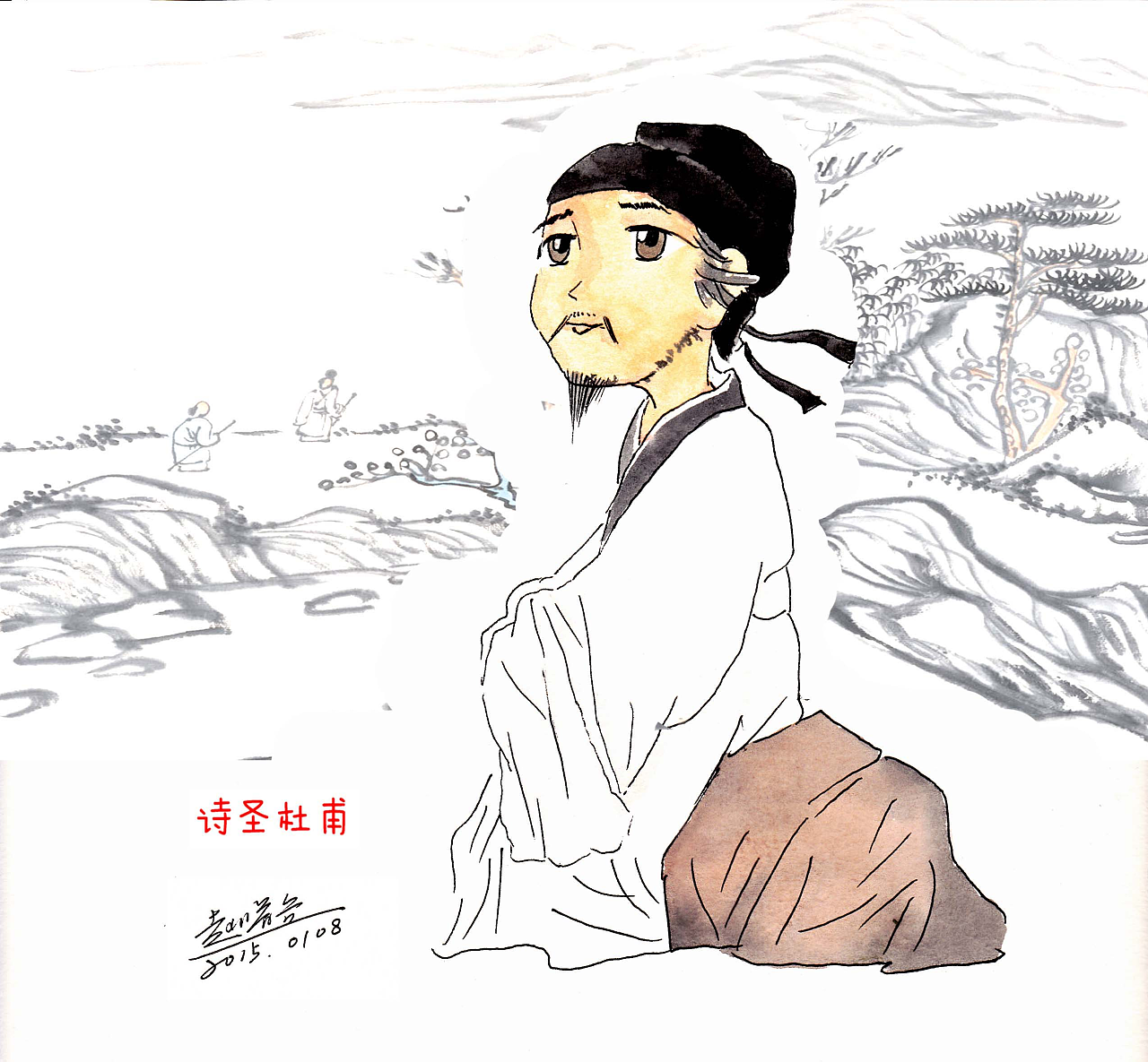 中国传统圣人漫画|动漫|肖像漫画|zhaoshuhe123 - 原创作品 - 站酷 (ZCOOL)