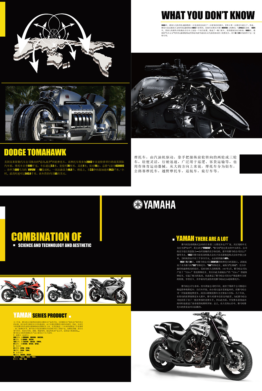 摩托车画册|信息图|平面|刀锋103 - 原创设计作