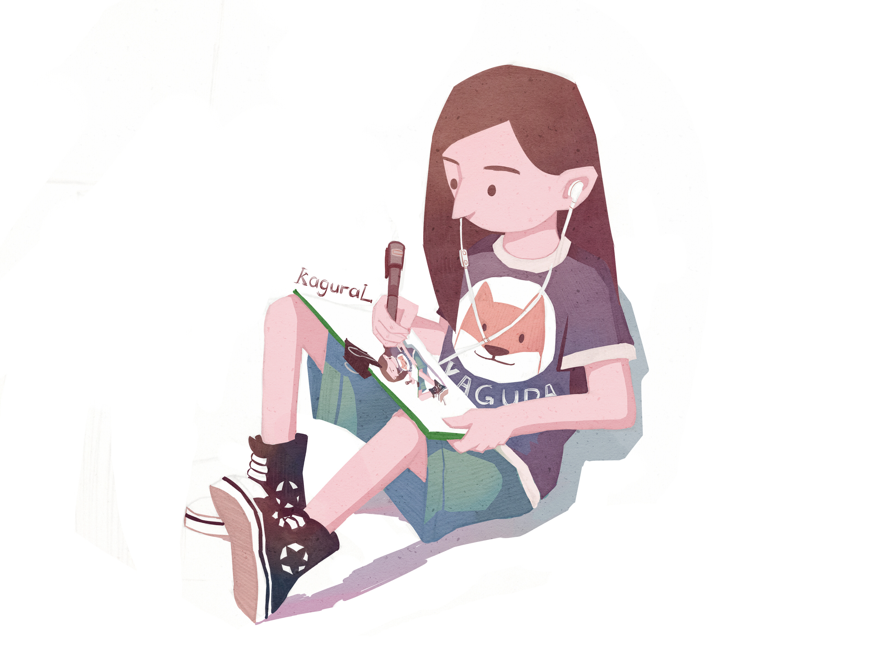 画一画我的朋友圈~|插画|插画习作|kaguraL - 原创作品 - 站酷 (ZCOOL)