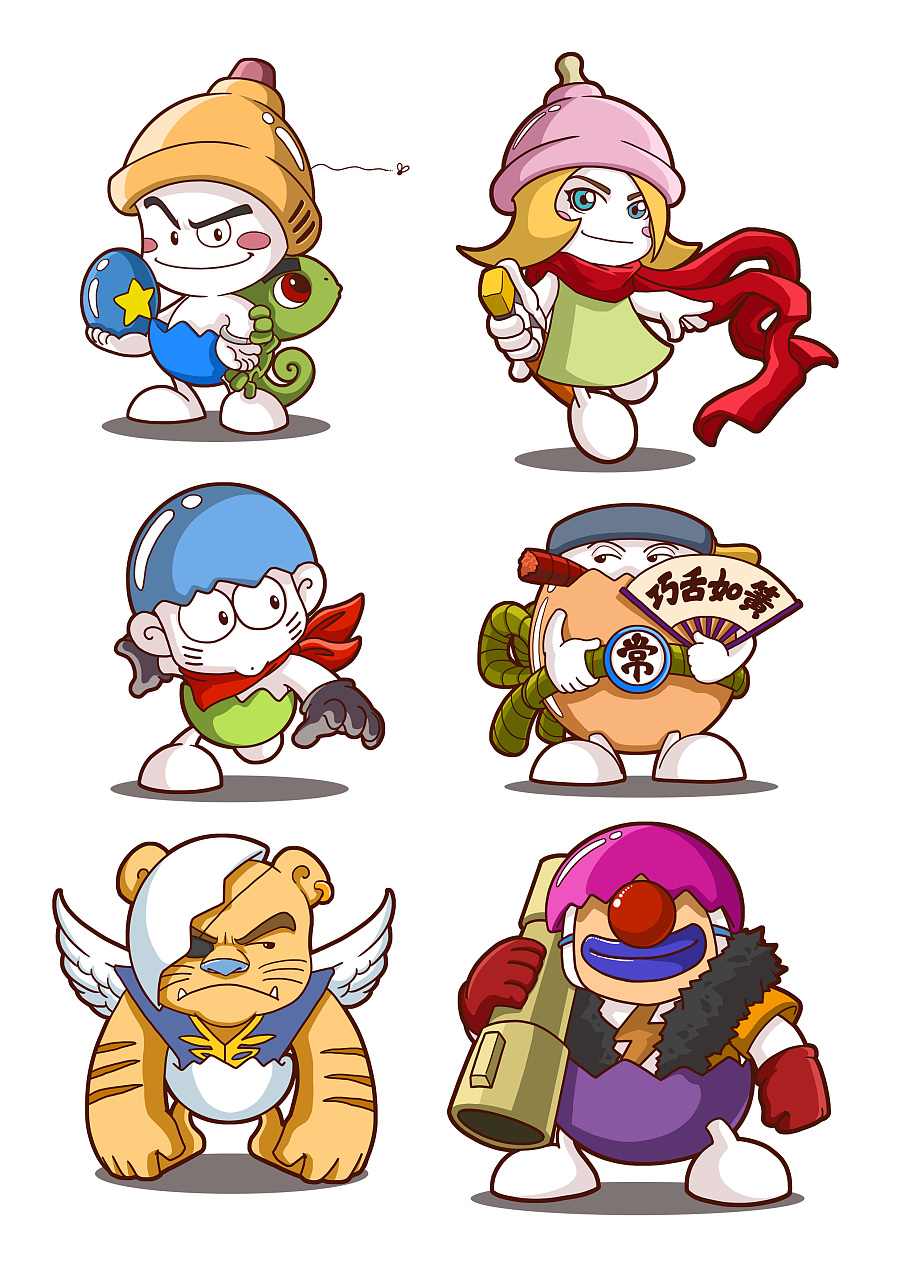 蛋包仔海贼团|其他动漫|动漫|伊月eyue - 原创设