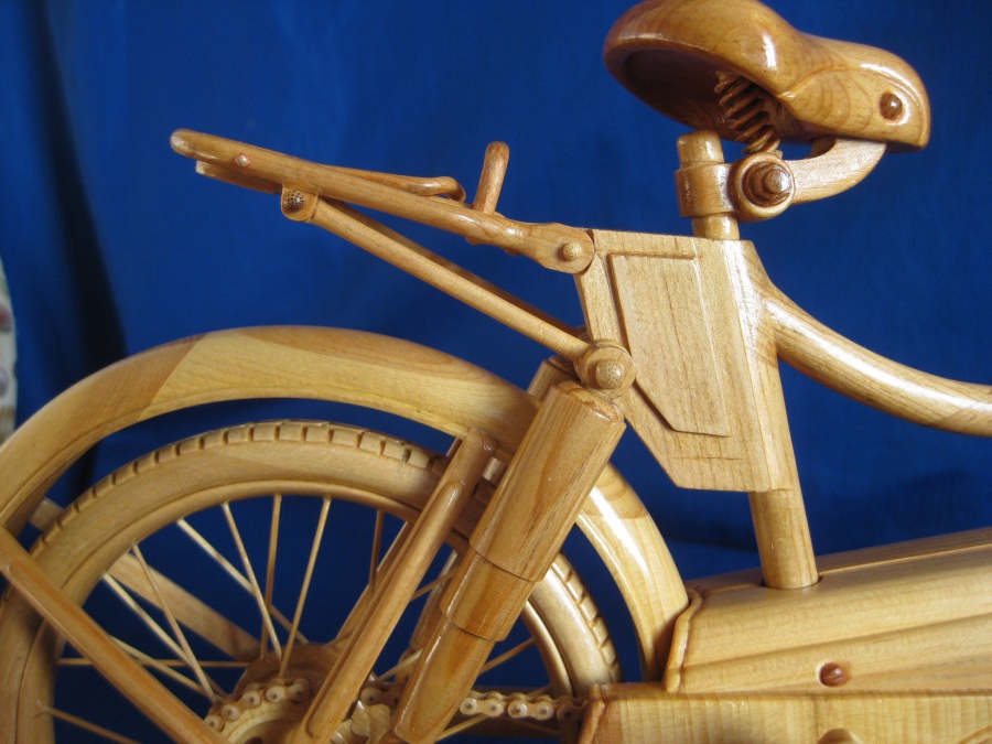 济南轻骑摩托车模型|铁艺|手工艺|chuomige - 原