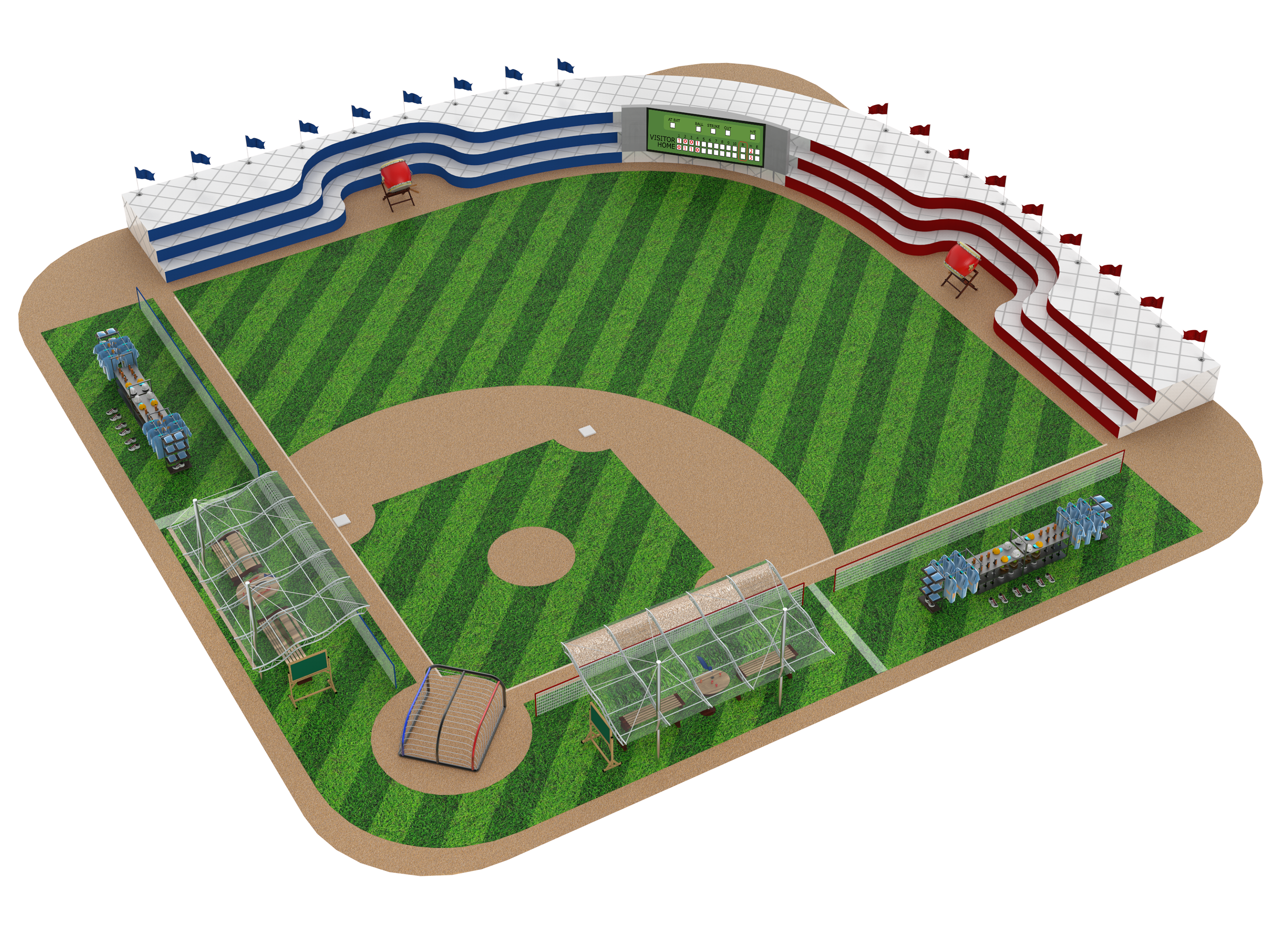 棒球场  场地设计