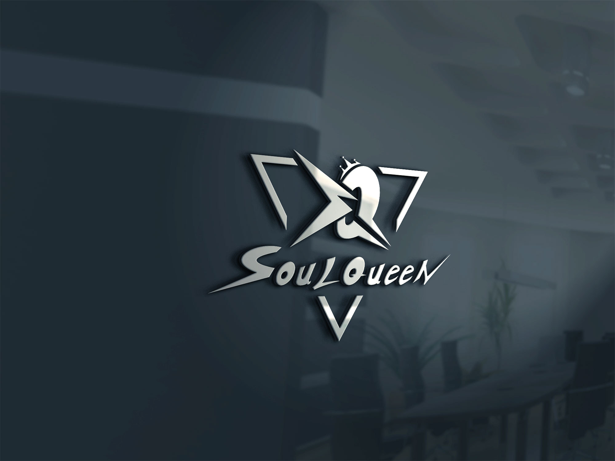 soulqueen-logo设计街舞爵士舞钢管舞 hip hop waacking标志设计
