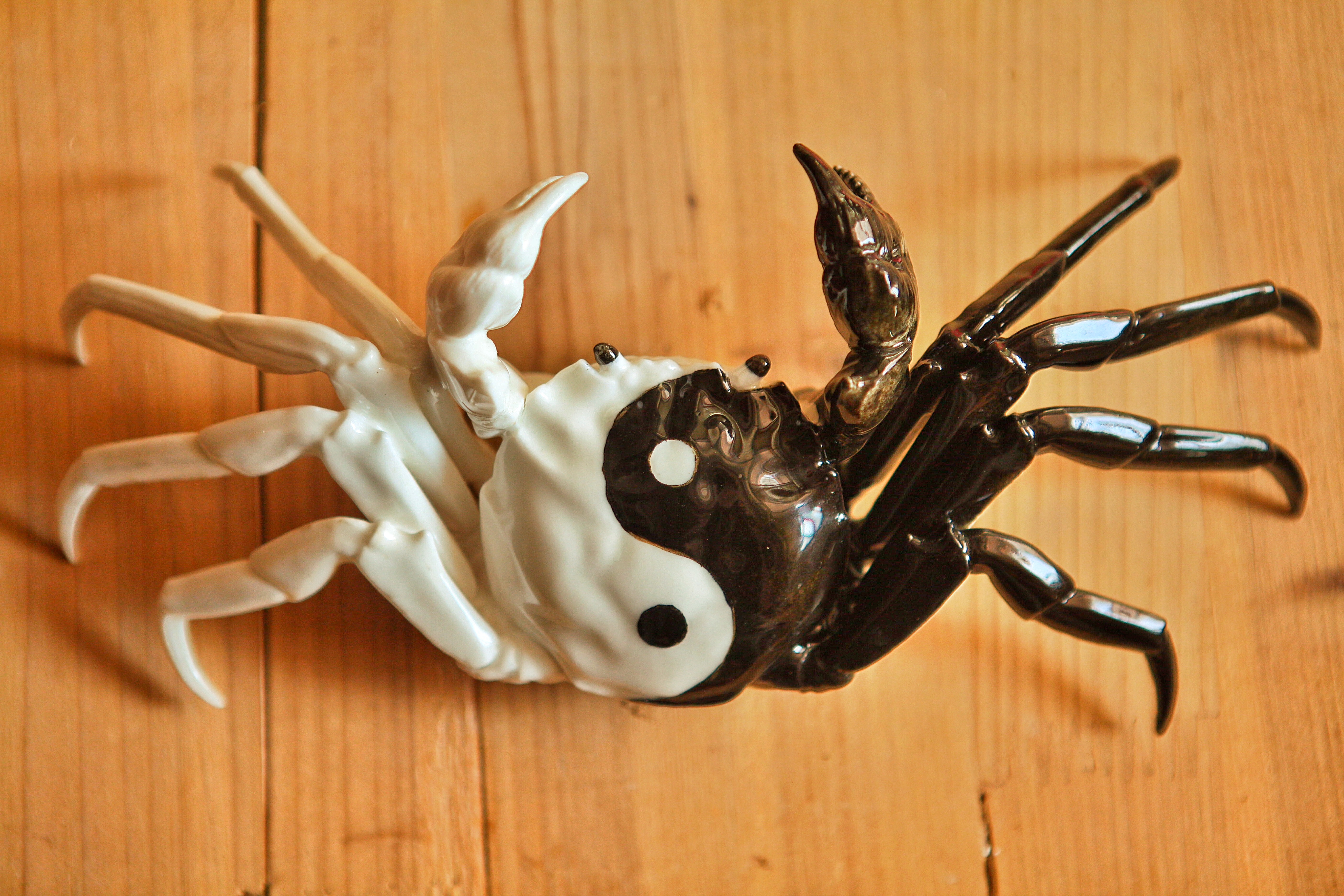 太极螃蟹|手工艺|工艺品设计|老叶子子子子子 - 原创
