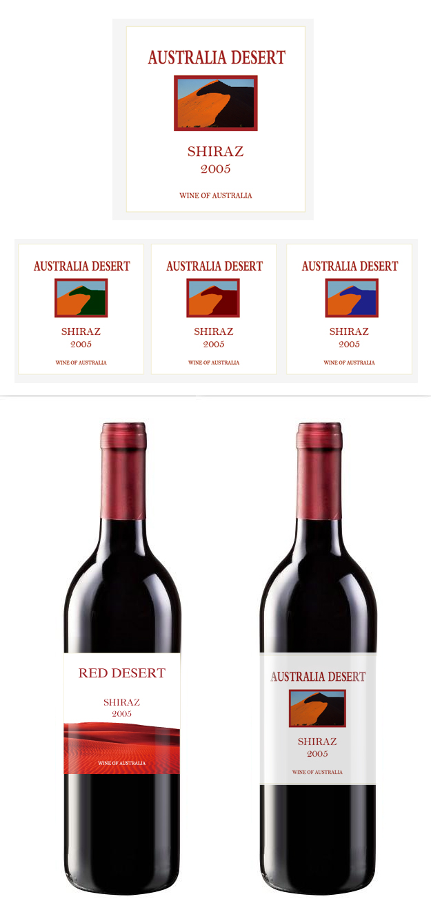 澳洲红酒 标贴设计|包装|平面|XINJIE021 - 原创