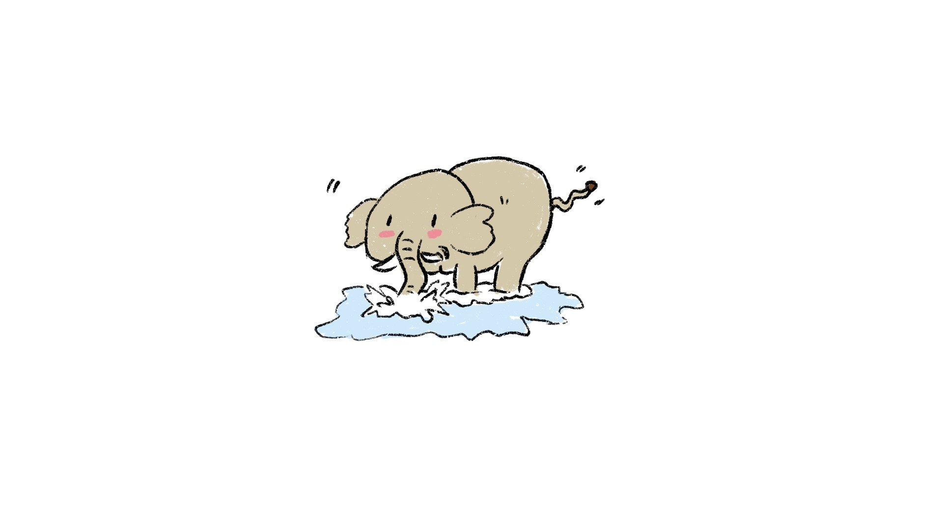 【小阿图科普】为什么大象用鼻子吸水不会被呛到?