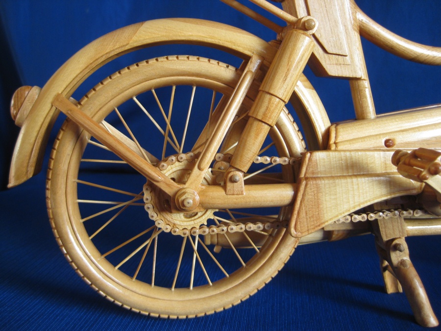 济南轻骑摩托车模型|铁艺|手工艺|chuomige - 原