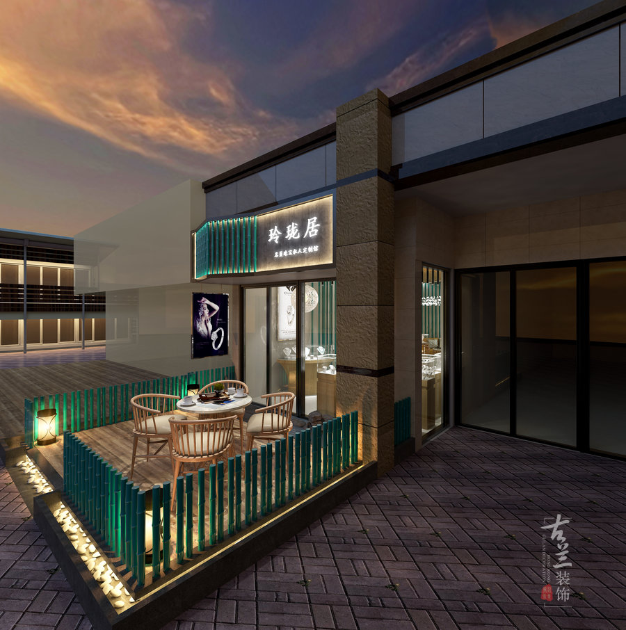 玲珑居珠宝店-成都郫县万达珠宝店商铺装修设