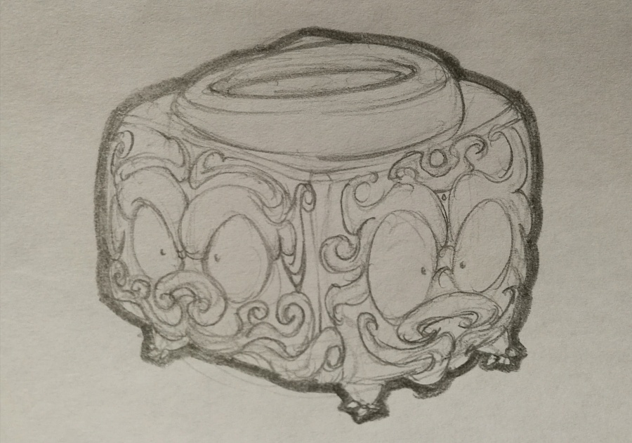 涂鸦曾侯乙|插画习作|插画|二十八亩田 - 原创设