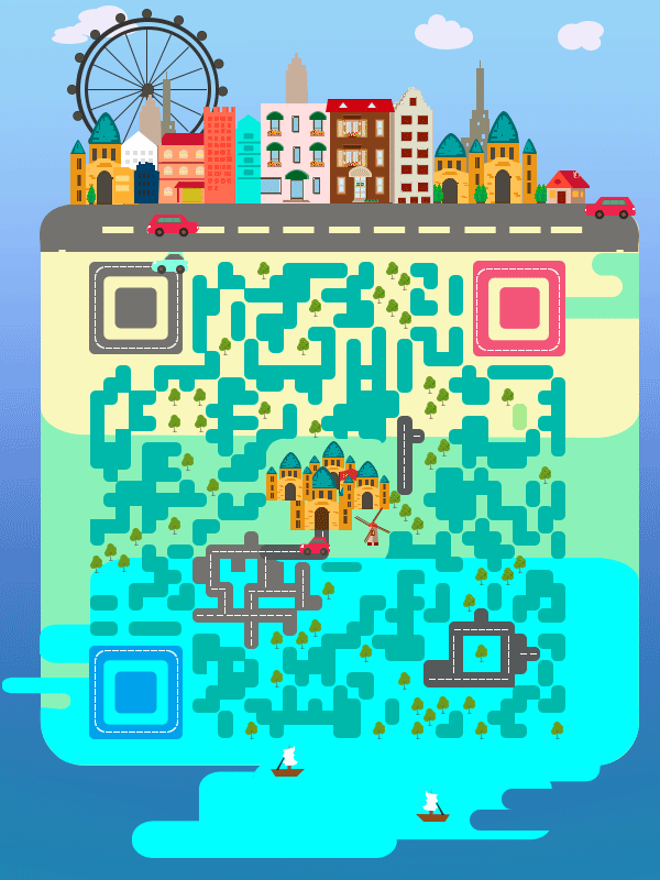 动态二维码|其他绘画|插画|StrAng3终陌 - 原创设