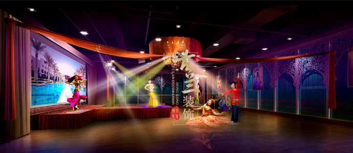 砖石广场舞蹈会所设计-简阳娱乐会所设计,简阳