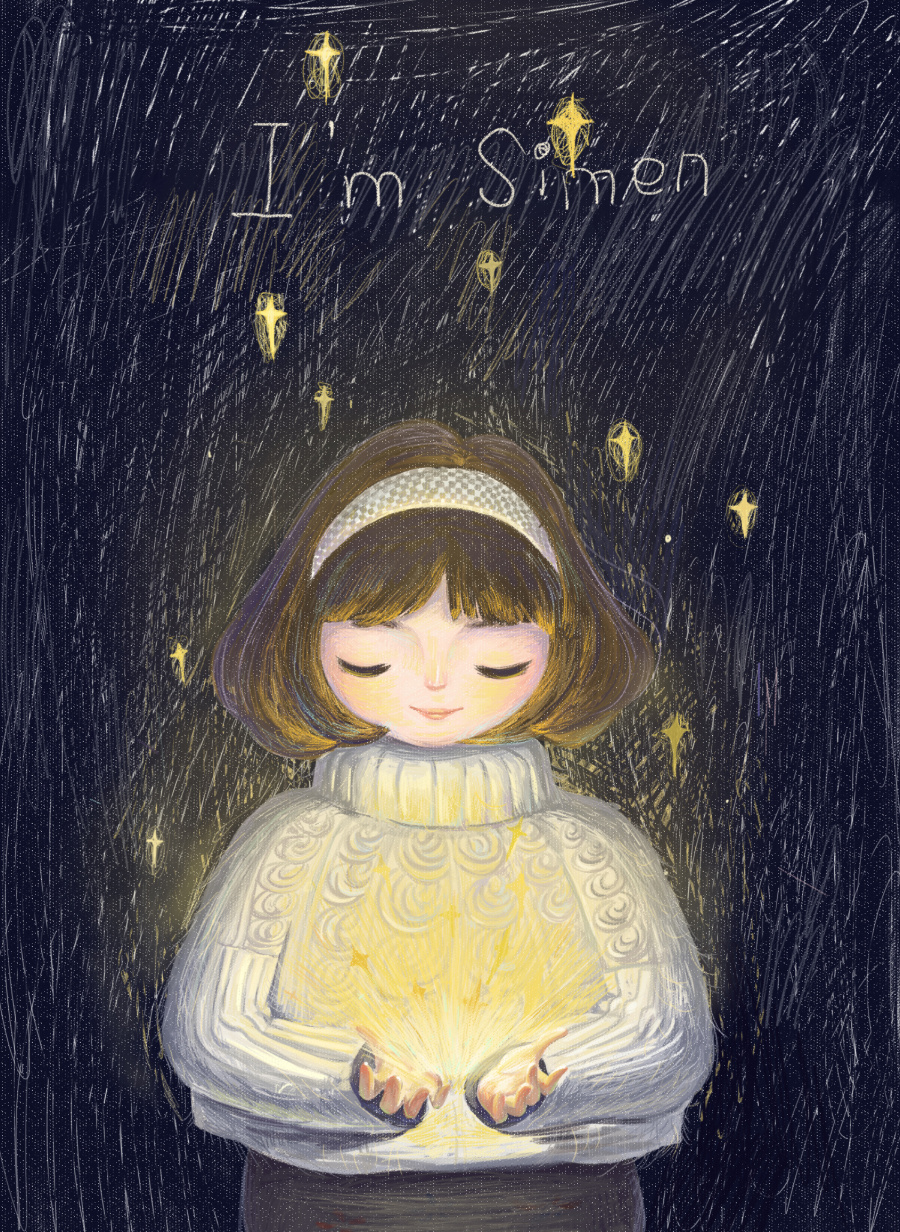 星星起源|其他绘画|插画|月亮最寂寞 - 原创设计