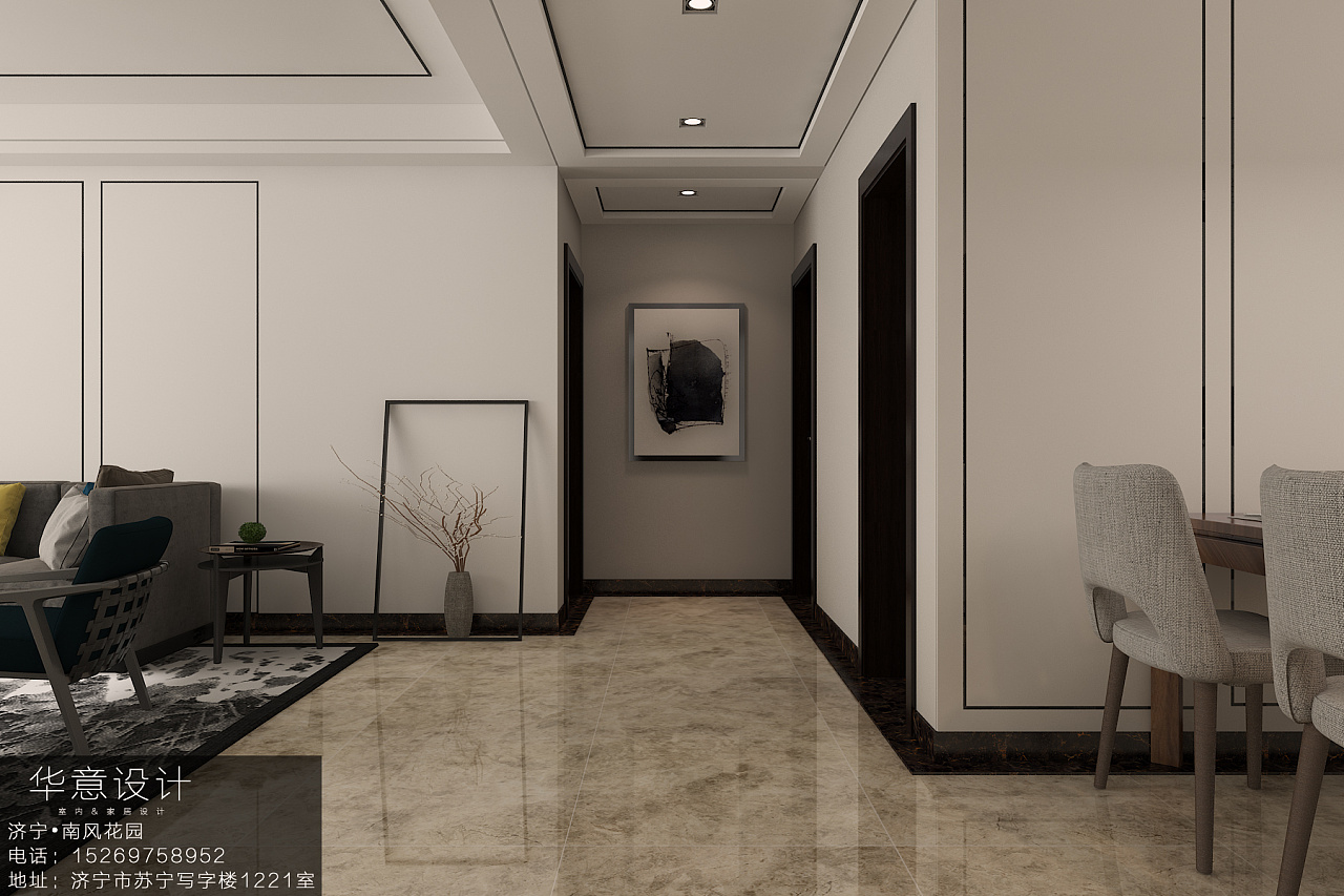 济宁南风花园5#室内设计方案及硬装物料表