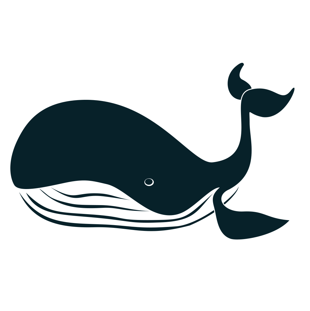 一系列鲸鱼小logo