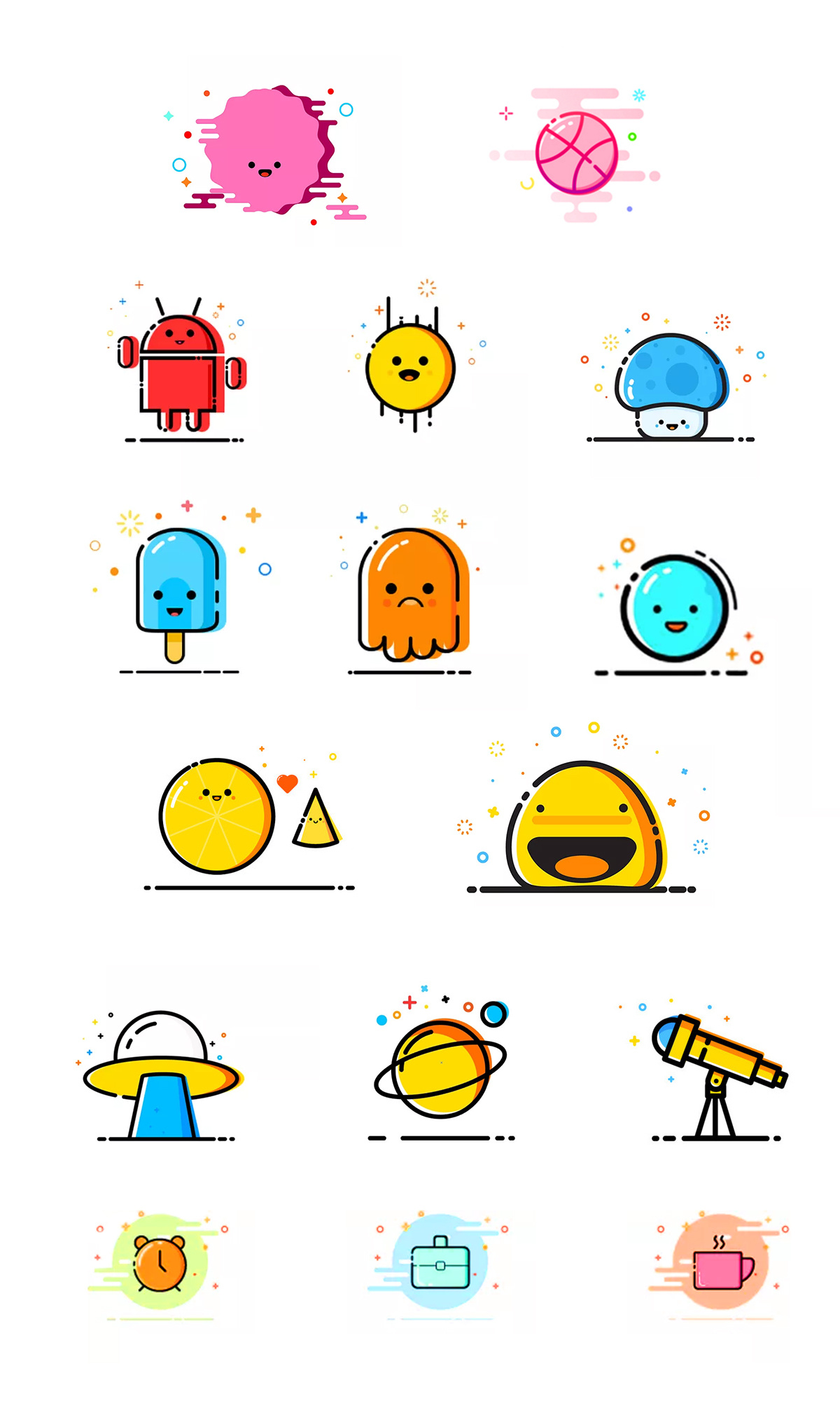 mbe风格icon,写实icon